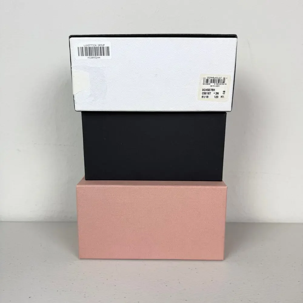 Designer Sunglasses Boxes Chanel Dior Miu Miu Lot of 3 Display Box